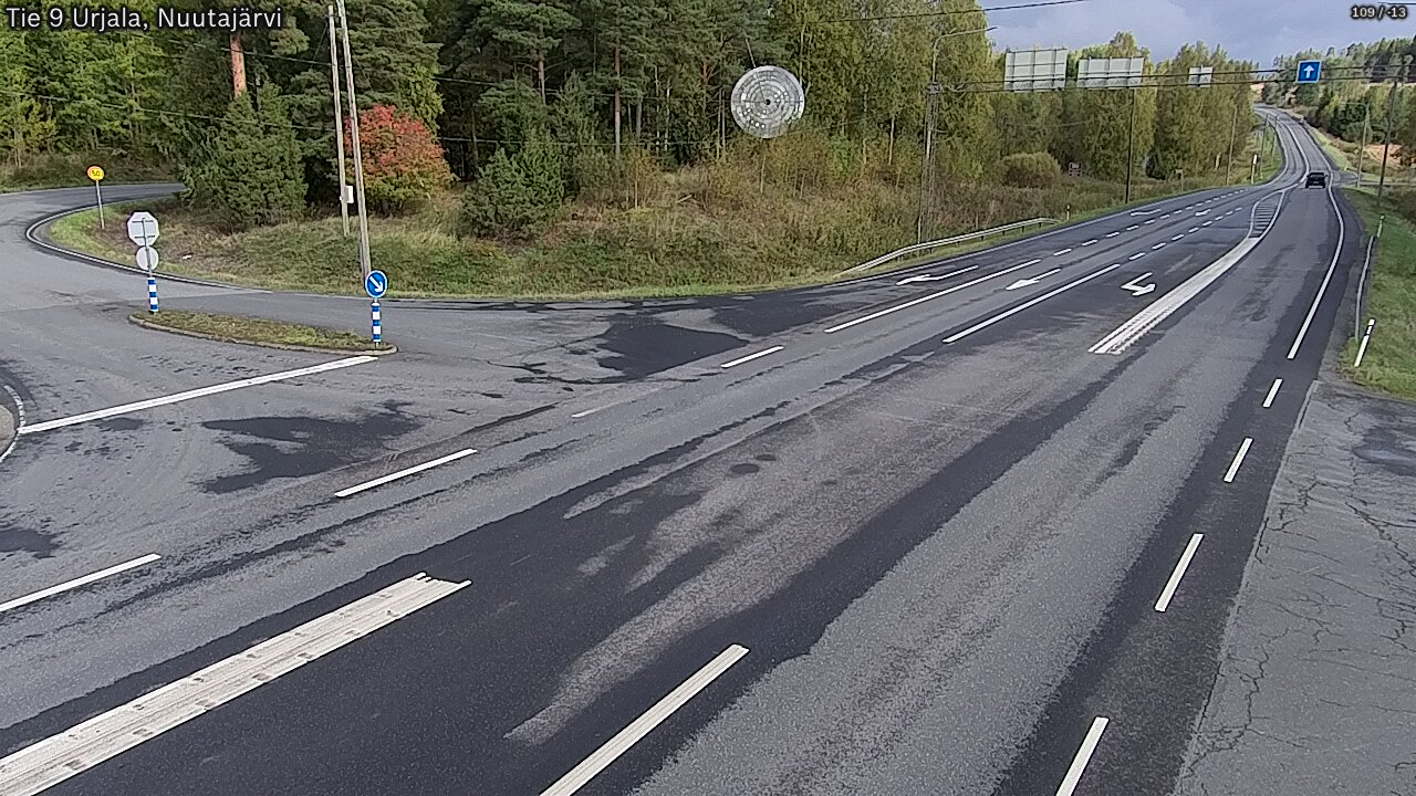 Kelikamerat Kuva Tie 9 Urjala, Nuutajärvi, Urjala, Pirkanmaa