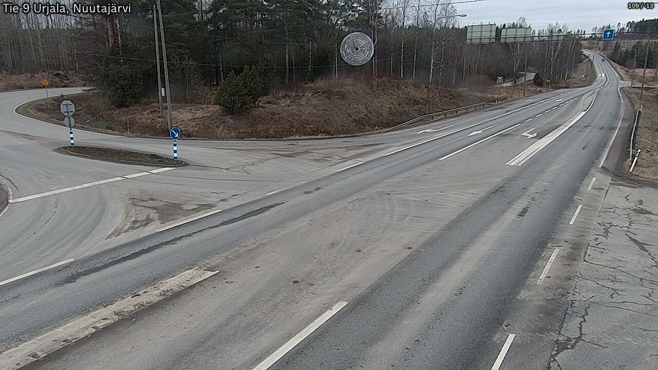 Kelikamerat Kuva Tie 9 Urjala, Nuutajärvi, Urjala, Pirkanmaa