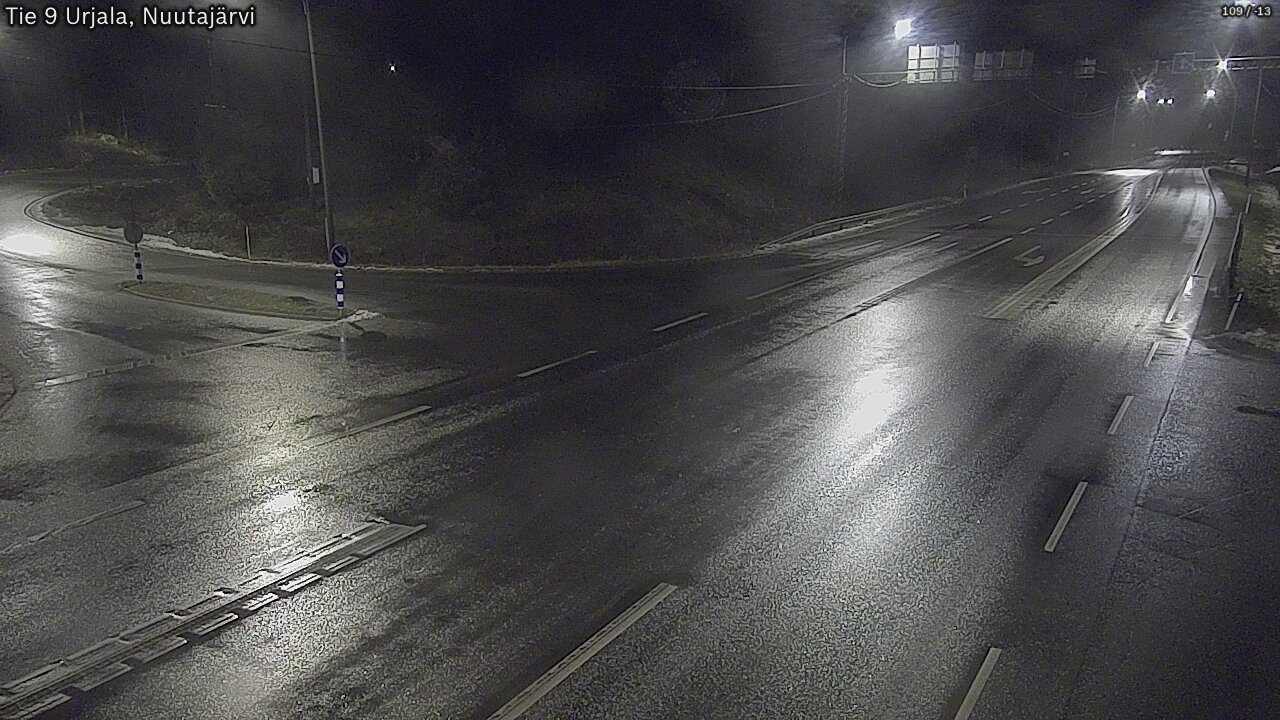 Weather Camera Image Väg 9 Urjala, Notsjö, Urjala, Pirkanmaa