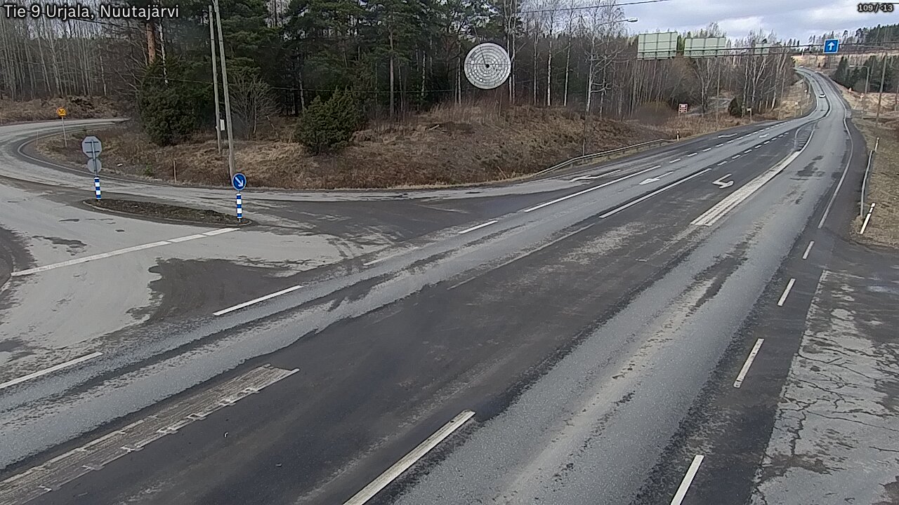 Weather Camera Image Road 9 Urjala, Nuutajärvi, Urjala, Pirkanmaa