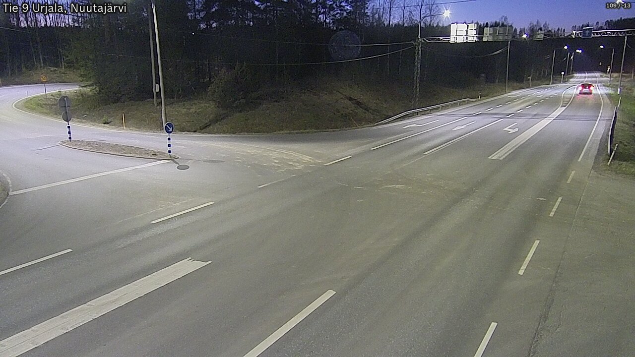 Weather Camera Image Väg 9 Urjala, Notsjö, Urjala, Pirkanmaa