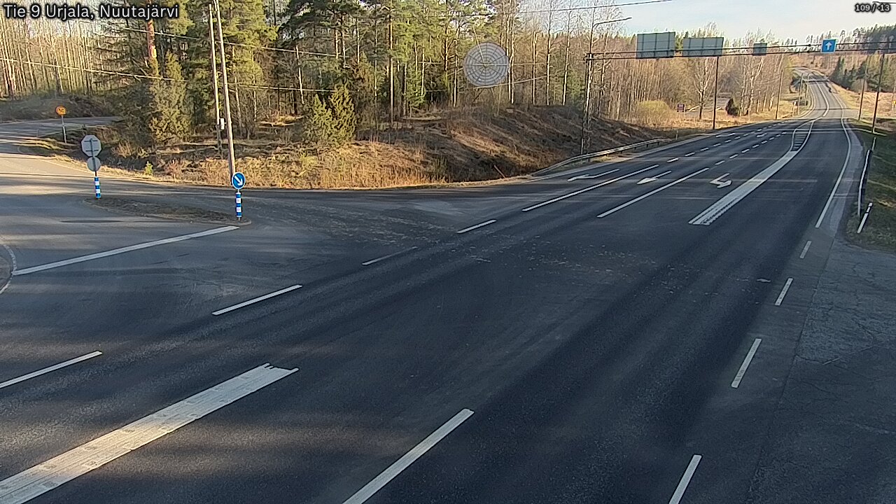 Kelikamerat Kuva Tie 9 Urjala, Nuutajärvi, Urjala, Pirkanmaa