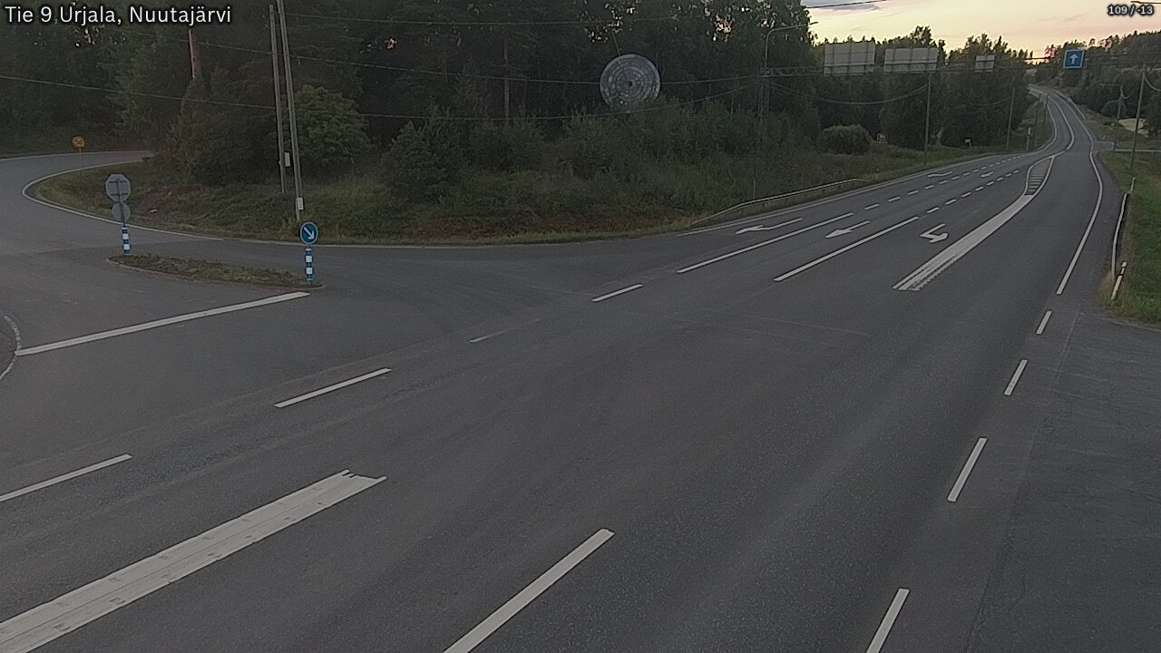 Kelikamerat Kuva Tie 9 Urjala, Nuutajärvi, Urjala, Pirkanmaa