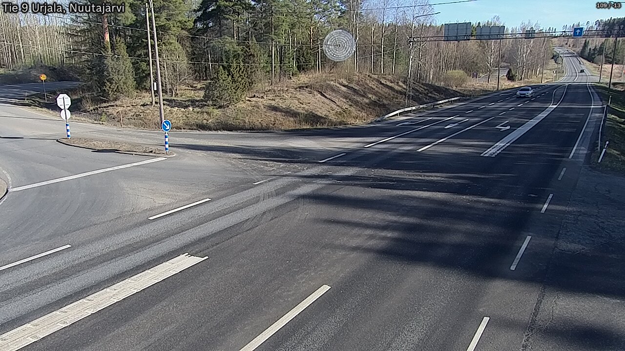Kelikamerat Kuva Tie 9 Urjala, Nuutajärvi, Urjala, Pirkanmaa