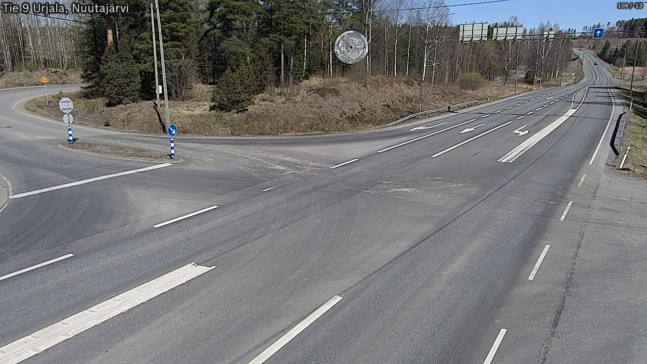 Kelikamerat Kuva Tie 9 Urjala, Nuutajärvi, Urjala, Pirkanmaa