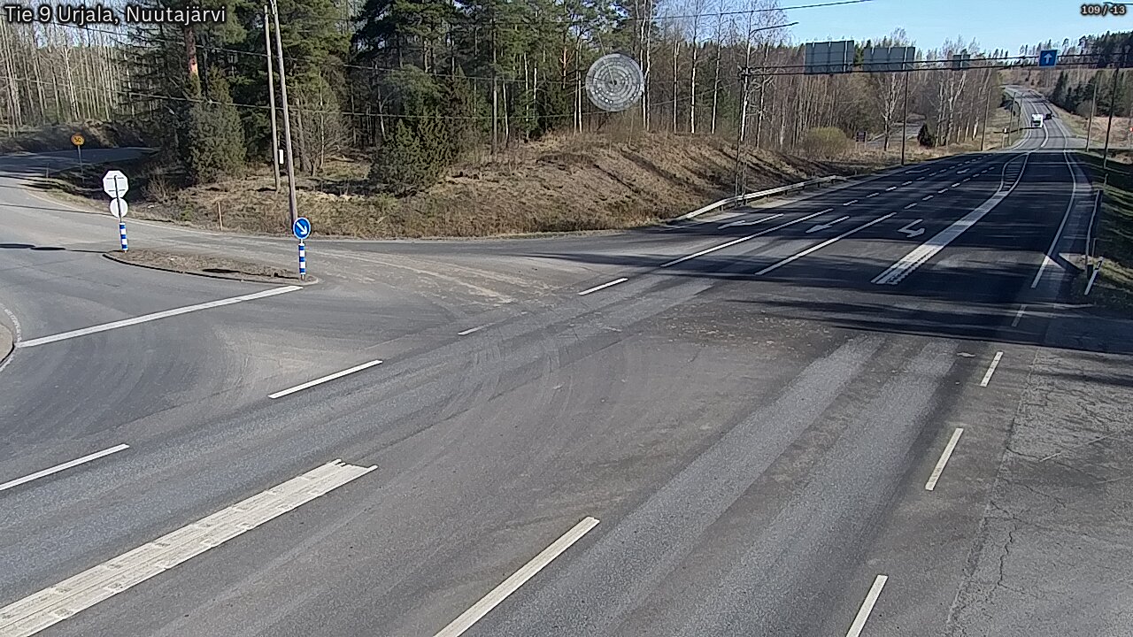 Kelikamerat Kuva Tie 9 Urjala, Nuutajärvi, Urjala, Pirkanmaa