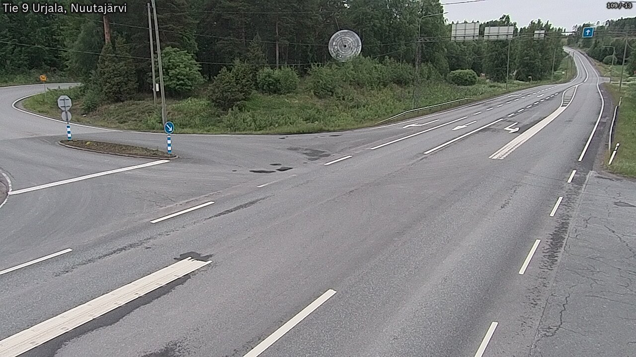 Kelikamerat Kuva Tie 9 Urjala, Nuutajärvi, Urjala, Pirkanmaa