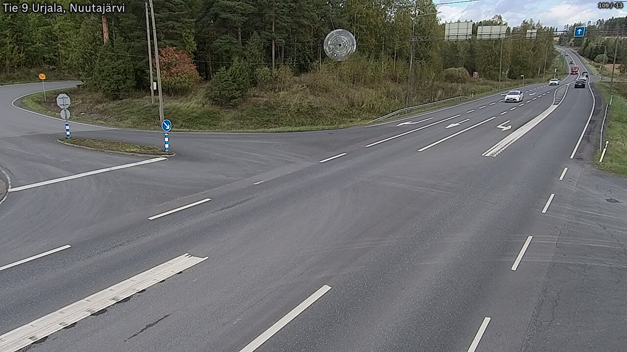Kelikamerat Kuva Tie 9 Urjala, Nuutajärvi, Urjala, Pirkanmaa
