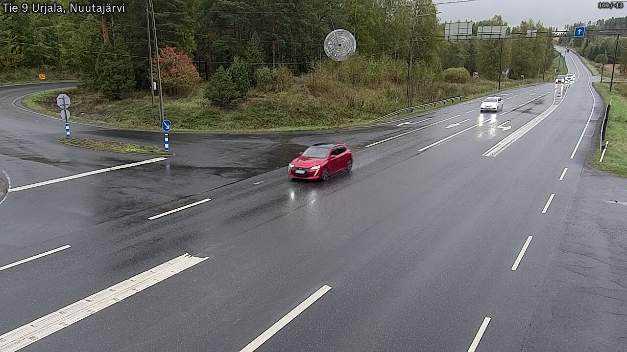 Kelikamerat Kuva Tie 9 Urjala, Nuutajärvi, Urjala, Pirkanmaa