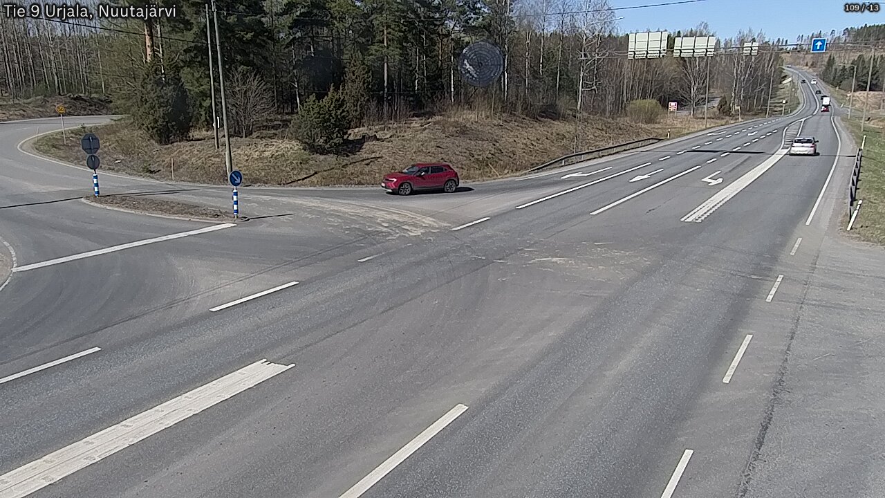 Kelikamerat Kuva Tie 9 Urjala, Nuutajärvi, Urjala, Pirkanmaa