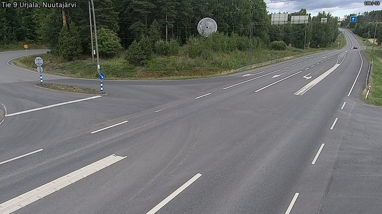 Kelikamerat Kuva Tie 9 Urjala, Nuutajärvi, Urjala, Pirkanmaa