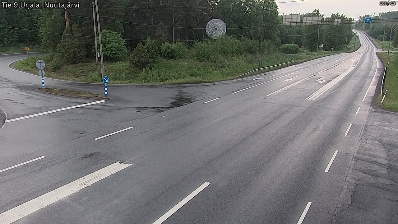 Kelikamerat Kuva Tie 9 Urjala, Nuutajärvi, Urjala, Pirkanmaa