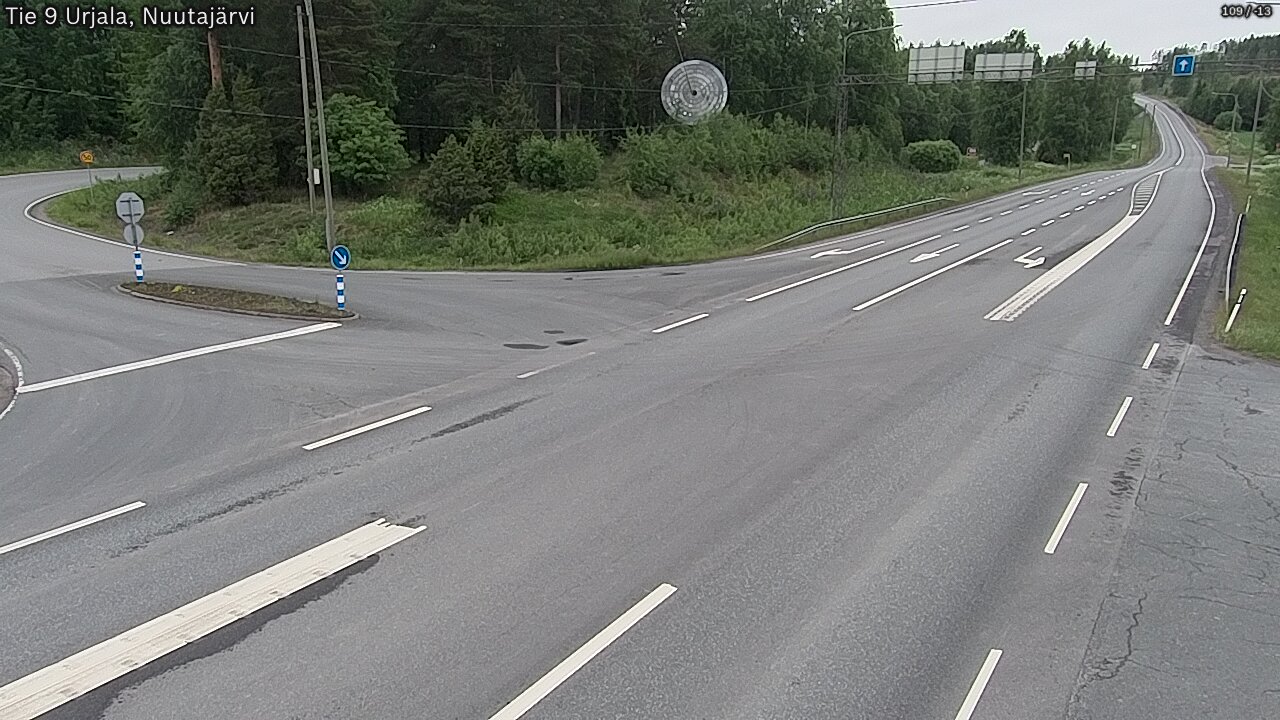 Kelikamerat Kuva Tie 9 Urjala, Nuutajärvi, Urjala, Pirkanmaa