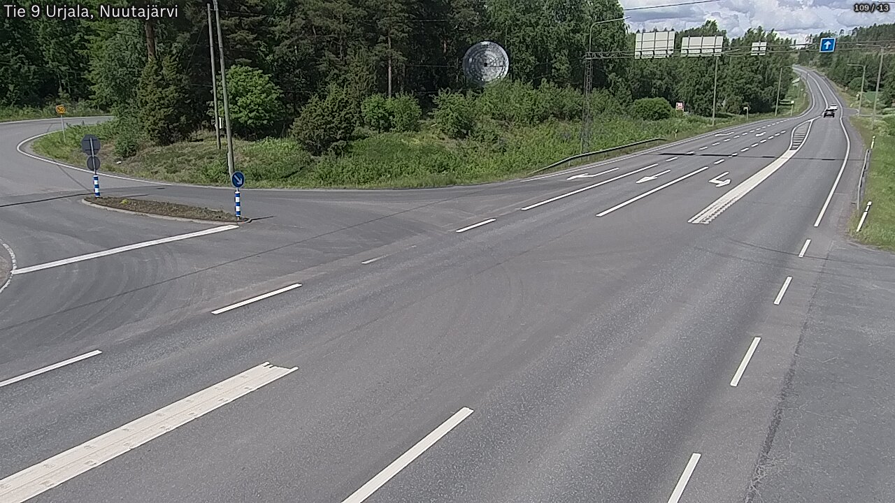 Kelikamerat Kuva Tie 9 Urjala, Nuutajärvi, Urjala, Pirkanmaa