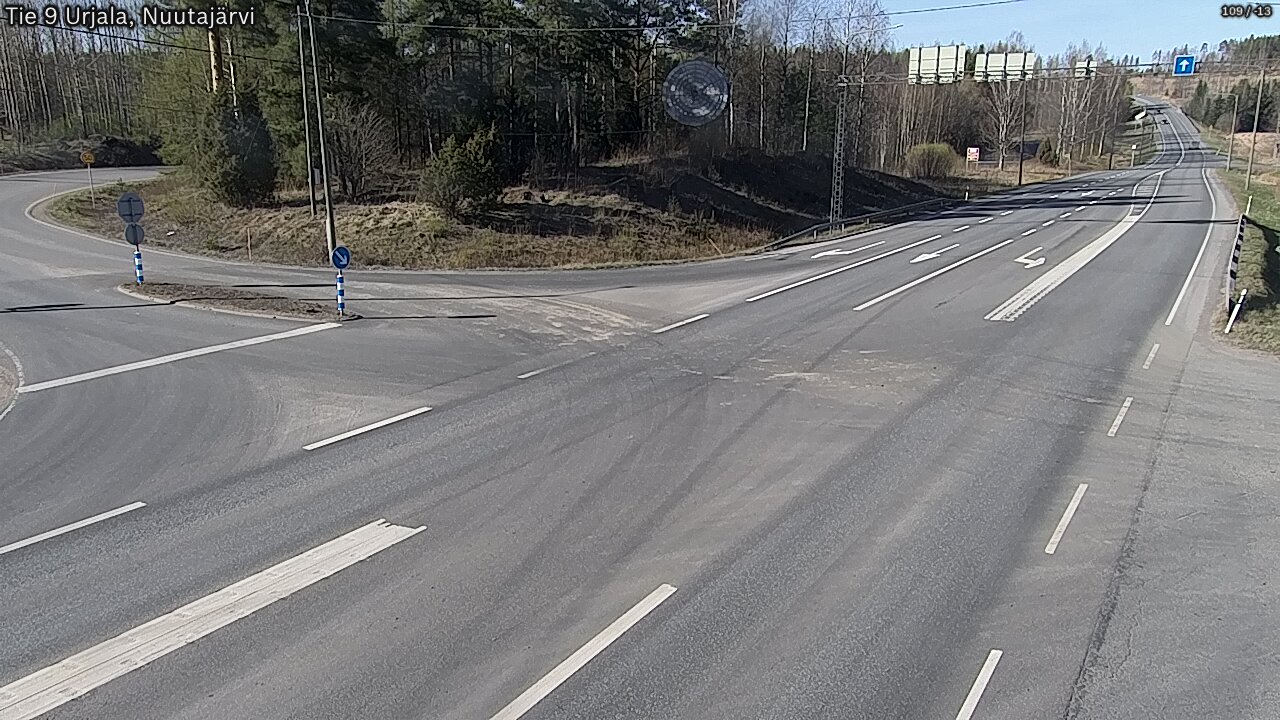 Kelikamerat Kuva Tie 9 Urjala, Nuutajärvi, Urjala, Pirkanmaa