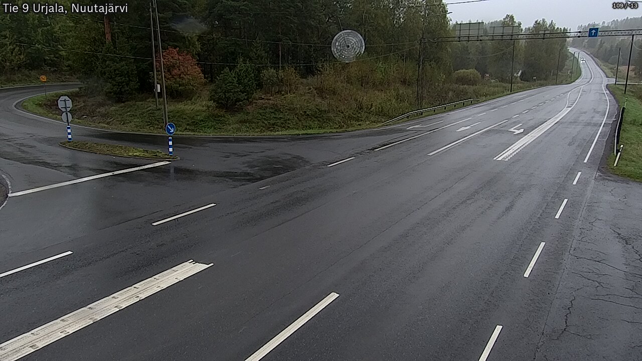 Kelikamerat Kuva Tie 9 Urjala, Nuutajärvi, Urjala, Pirkanmaa
