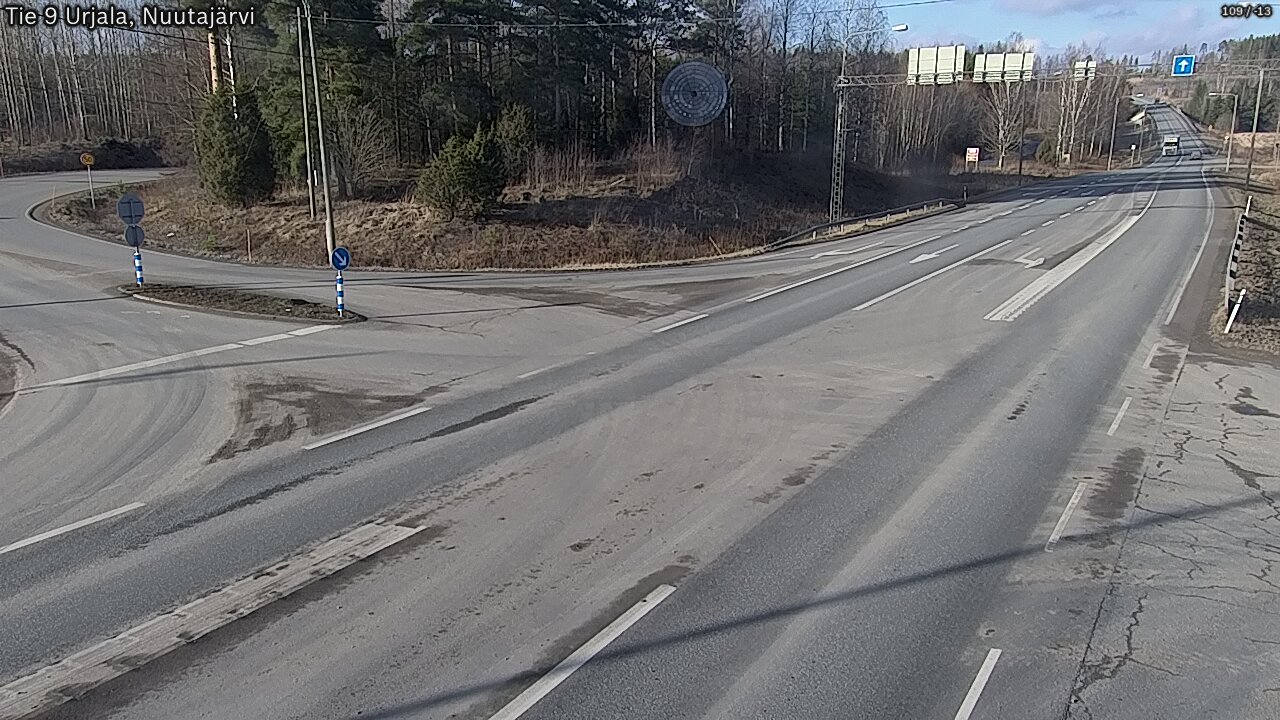 Weather Camera Image Road 9 Urjala, Nuutajärvi, Urjala, Pirkanmaa