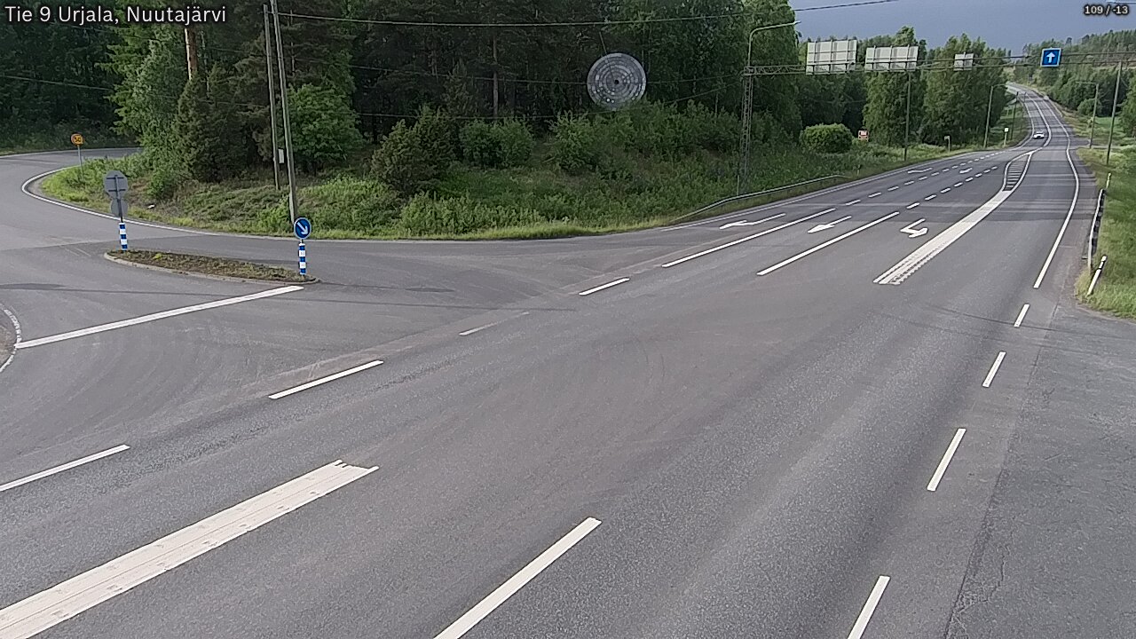 Kelikamerat Kuva Tie 9 Urjala, Nuutajärvi, Urjala, Pirkanmaa