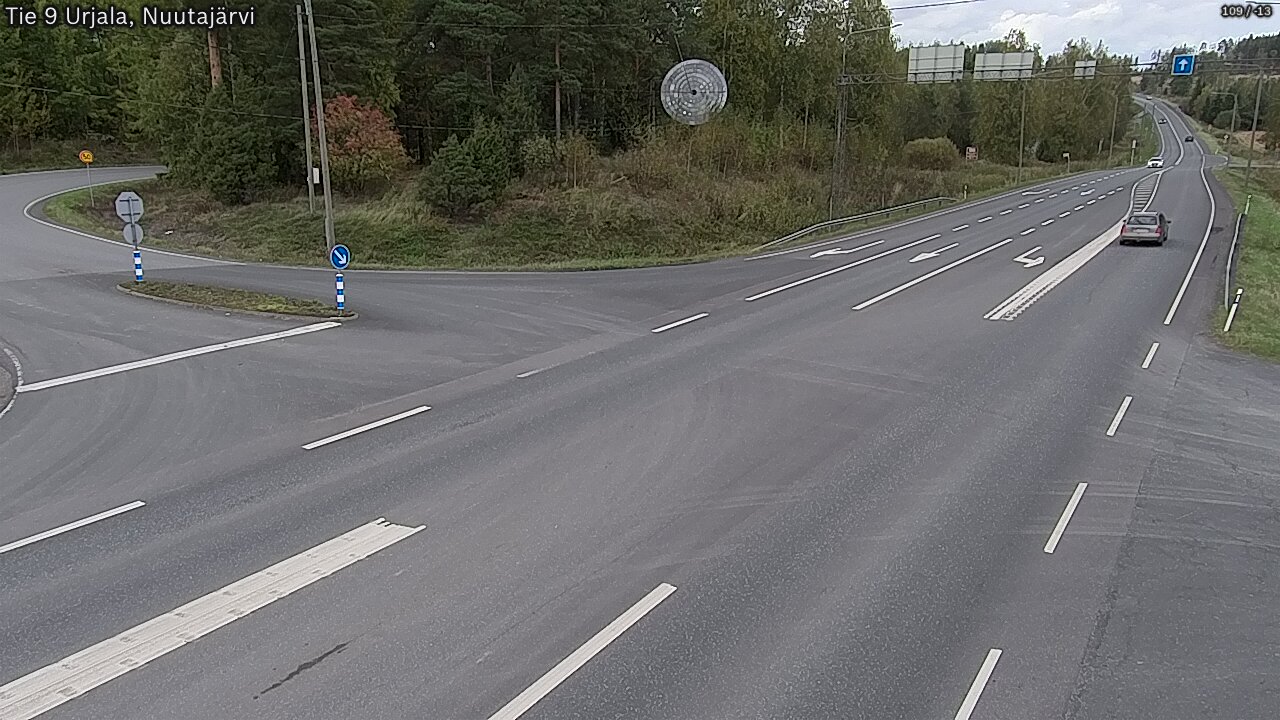 Kelikamerat Kuva Tie 9 Urjala, Nuutajärvi, Urjala, Pirkanmaa