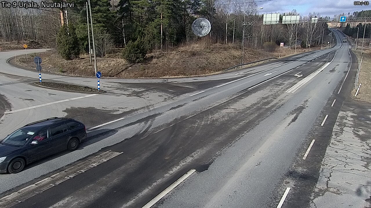 Weather Camera Image Road 9 Urjala, Nuutajärvi, Urjala, Pirkanmaa
