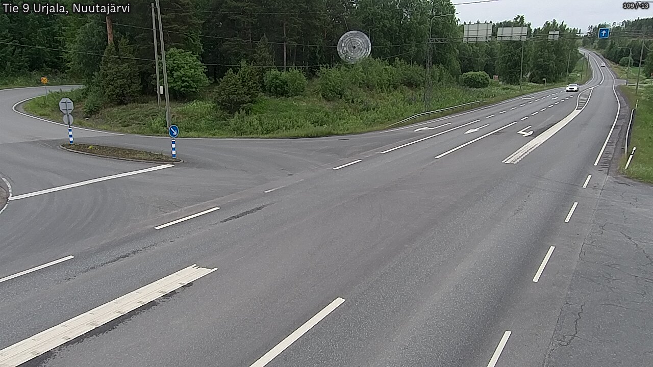 Kelikamerat Kuva Tie 9 Urjala, Nuutajärvi, Urjala, Pirkanmaa