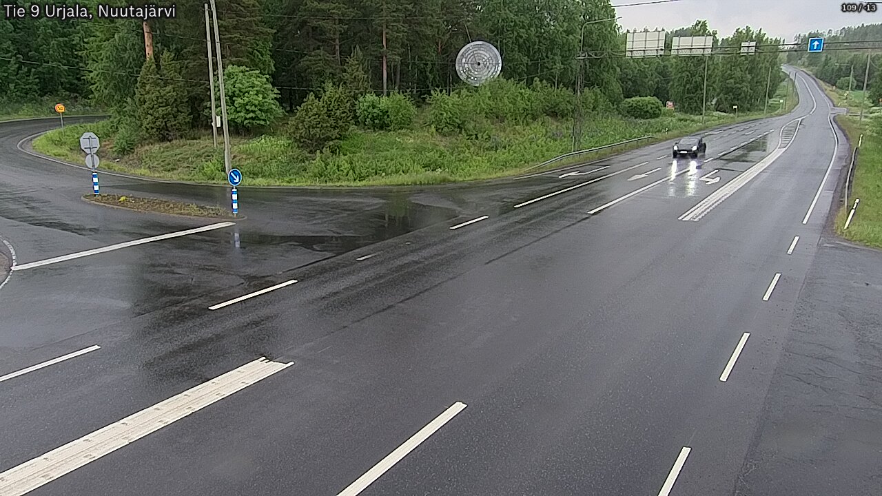 Kelikamerat Kuva Tie 9 Urjala, Nuutajärvi, Urjala, Pirkanmaa