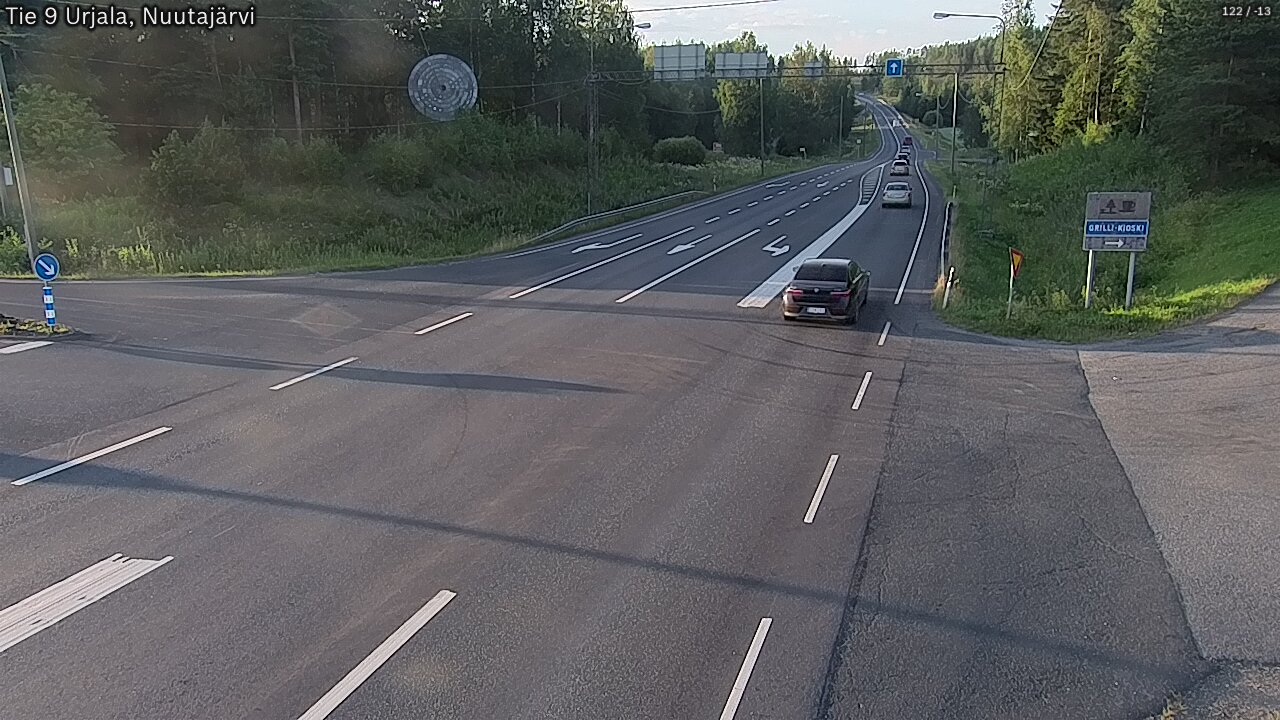Weather Camera Image Väg 9 Urjala, Notsjö, Urjala, Pirkanmaa