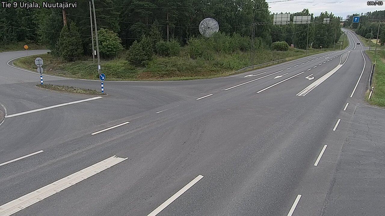 Kelikamerat Kuva Tie 9 Urjala, Nuutajärvi, Urjala, Pirkanmaa