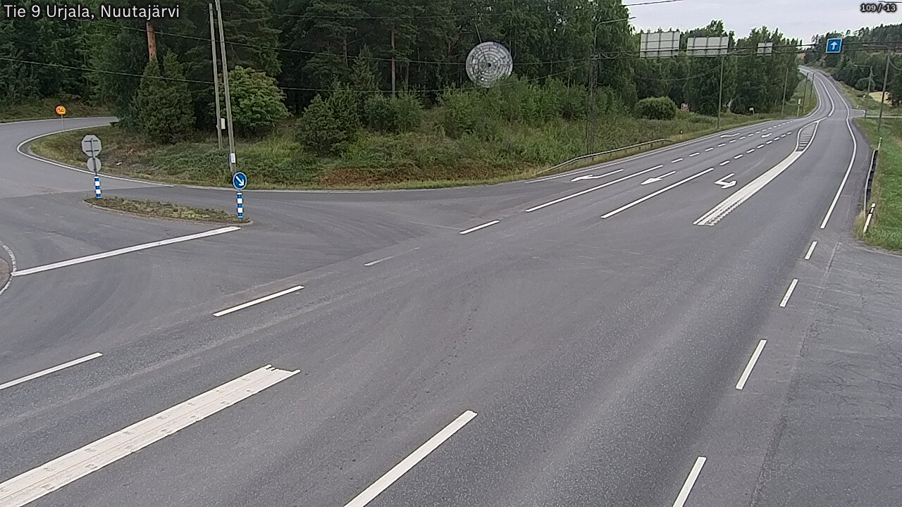 Weather Camera Image Road 9 Urjala, Nuutajärvi, Urjala, Pirkanmaa