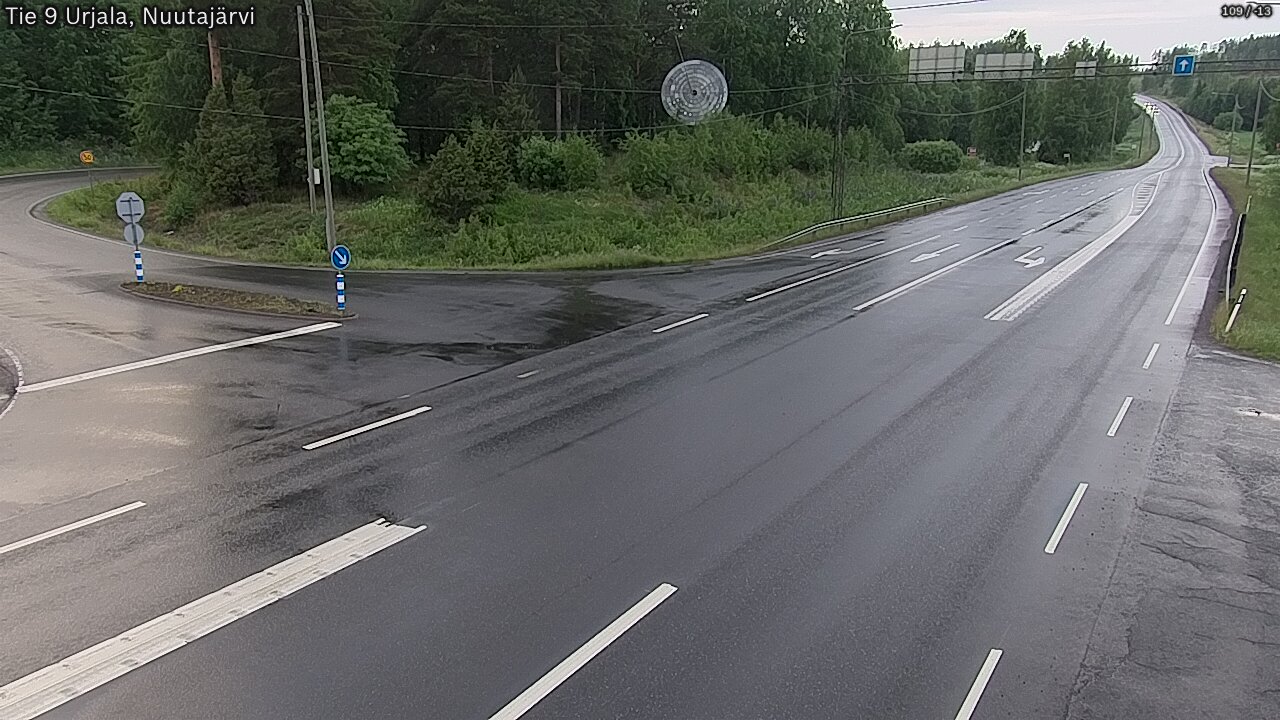 Kelikamerat Kuva Tie 9 Urjala, Nuutajärvi, Urjala, Pirkanmaa