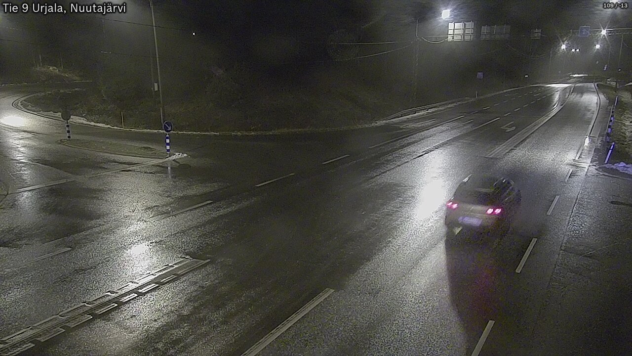 Weather Camera Image Väg 9 Urjala, Notsjö, Urjala, Pirkanmaa