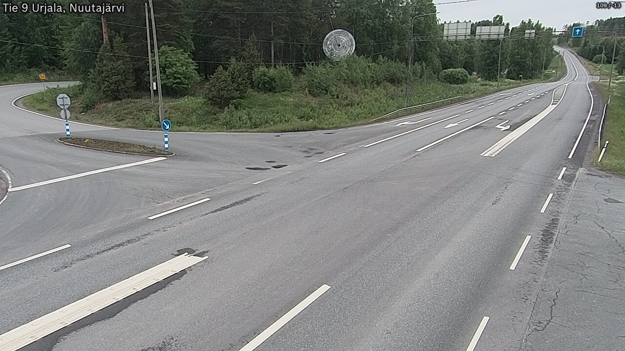 Kelikamerat Kuva Tie 9 Urjala, Nuutajärvi, Urjala, Pirkanmaa