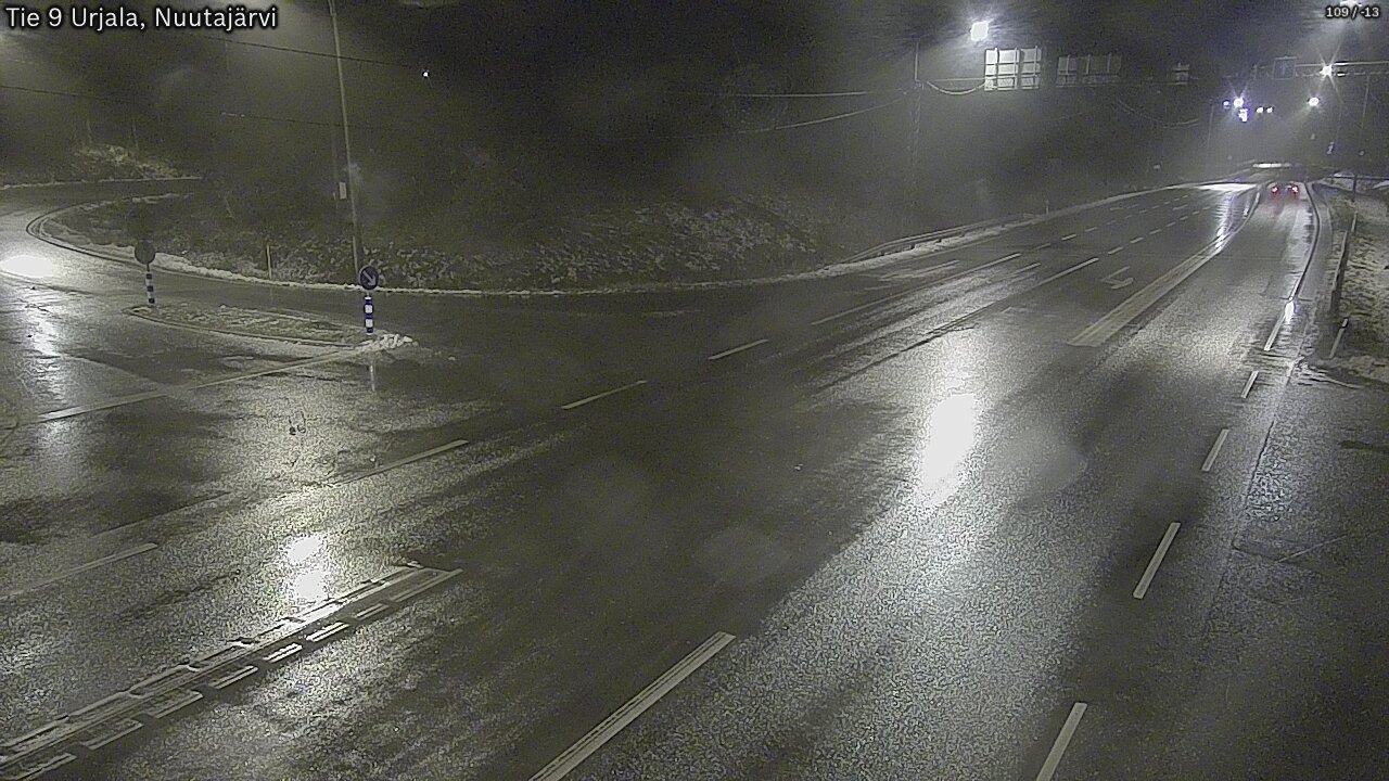 Weather Camera Image Väg 9 Urjala, Notsjö, Urjala, Pirkanmaa