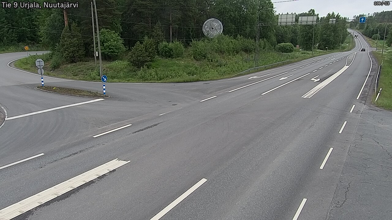 Kelikamerat Kuva Tie 9 Urjala, Nuutajärvi, Urjala, Pirkanmaa