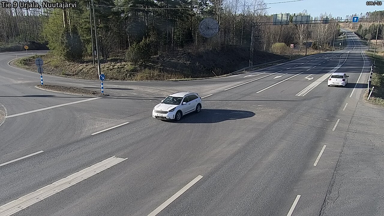 Kelikamerat Kuva Tie 9 Urjala, Nuutajärvi, Urjala, Pirkanmaa