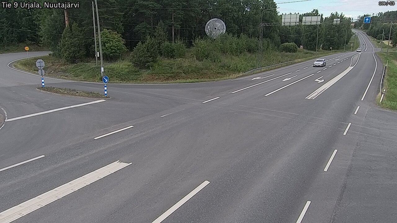 Kelikamerat Kuva Tie 9 Urjala, Nuutajärvi, Urjala, Pirkanmaa