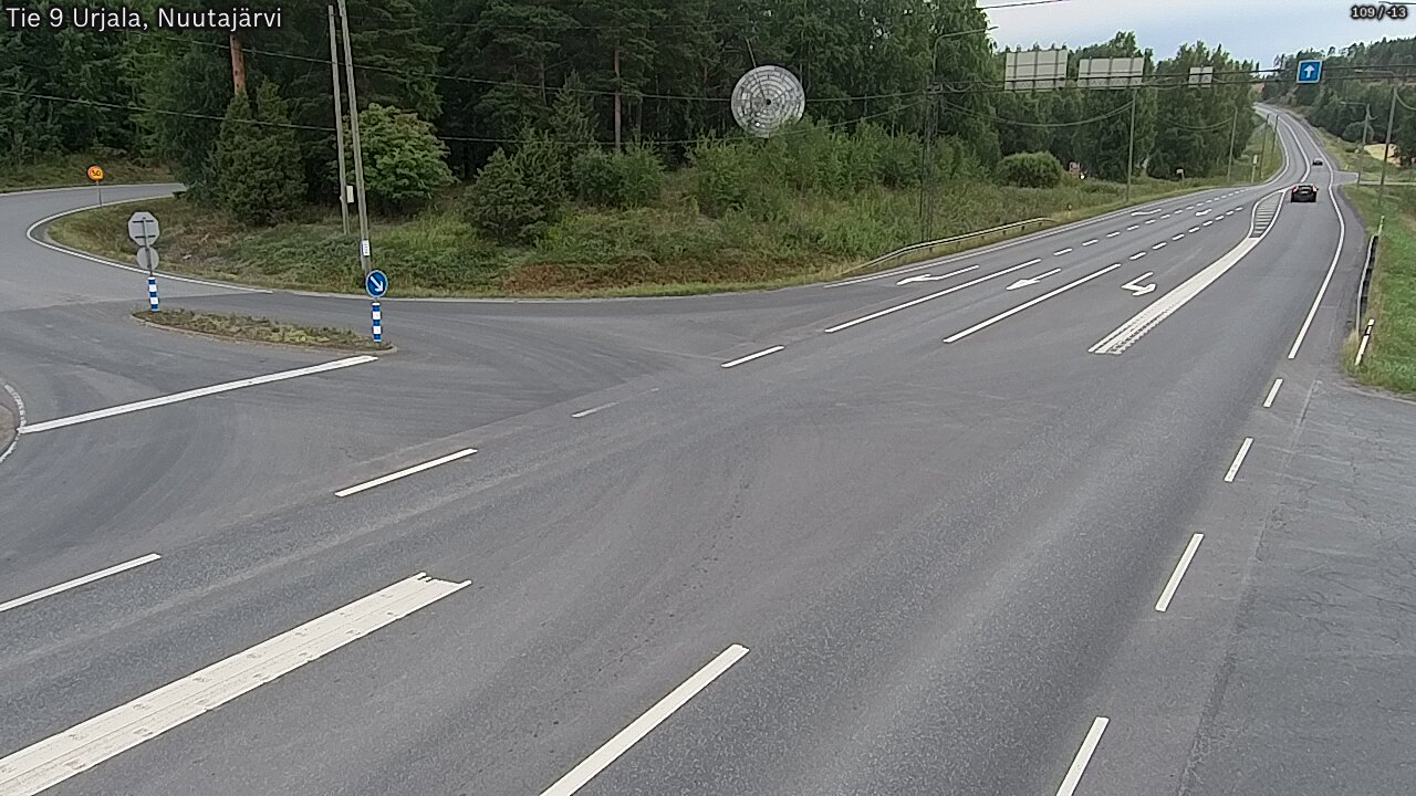 Weather Camera Image Road 9 Urjala, Nuutajärvi, Urjala, Pirkanmaa