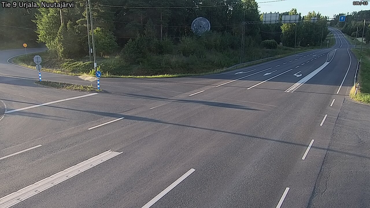 Kelikamerat Kuva Tie 9 Urjala, Nuutajärvi, Urjala, Pirkanmaa