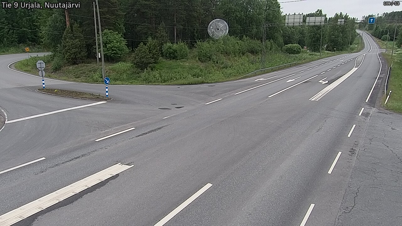 Kelikamerat Kuva Tie 9 Urjala, Nuutajärvi, Urjala, Pirkanmaa