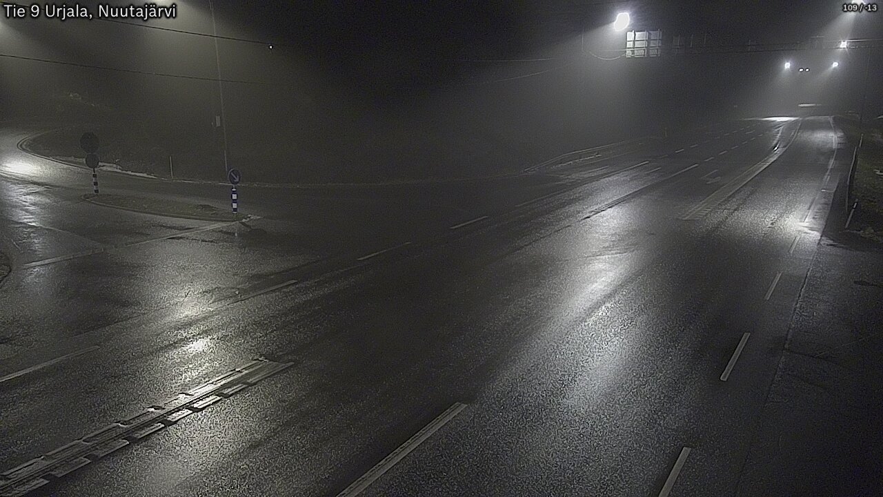 Weather Camera Image Väg 9 Urjala, Notsjö, Urjala, Pirkanmaa