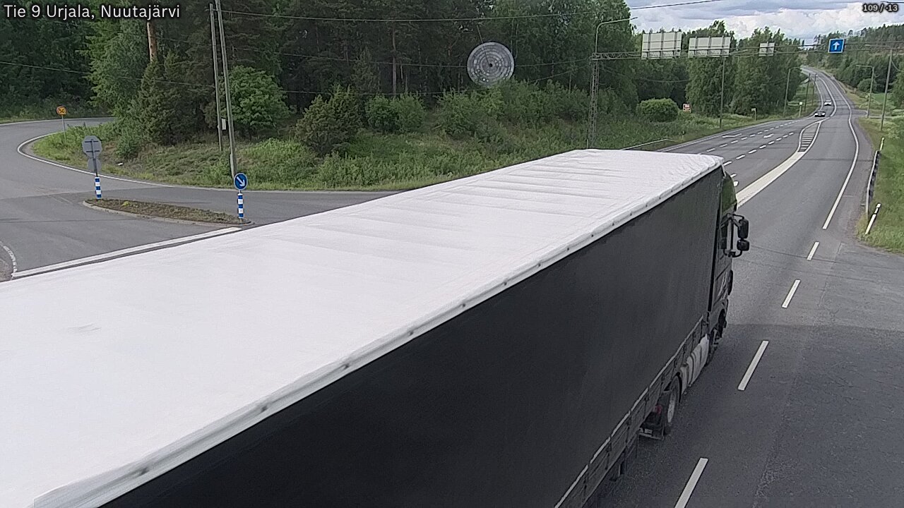 Kelikamerat Kuva Tie 9 Urjala, Nuutajärvi, Urjala, Pirkanmaa