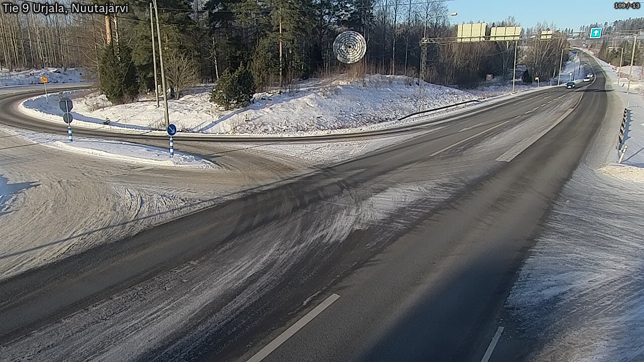 Weather Camera Image Road 9 Urjala, Nuutajärvi, Urjala, Pirkanmaa