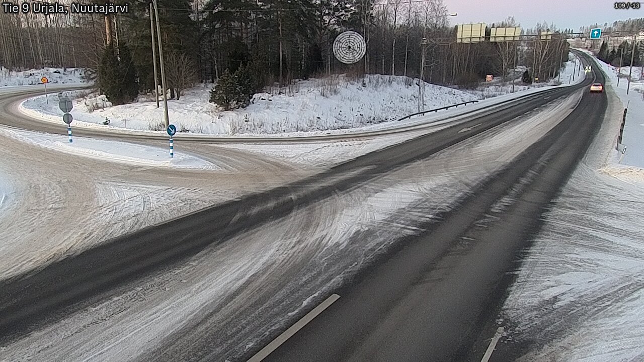 Kelikamerat Kuva Tie 9 Urjala, Nuutajärvi, Urjala, Pirkanmaa