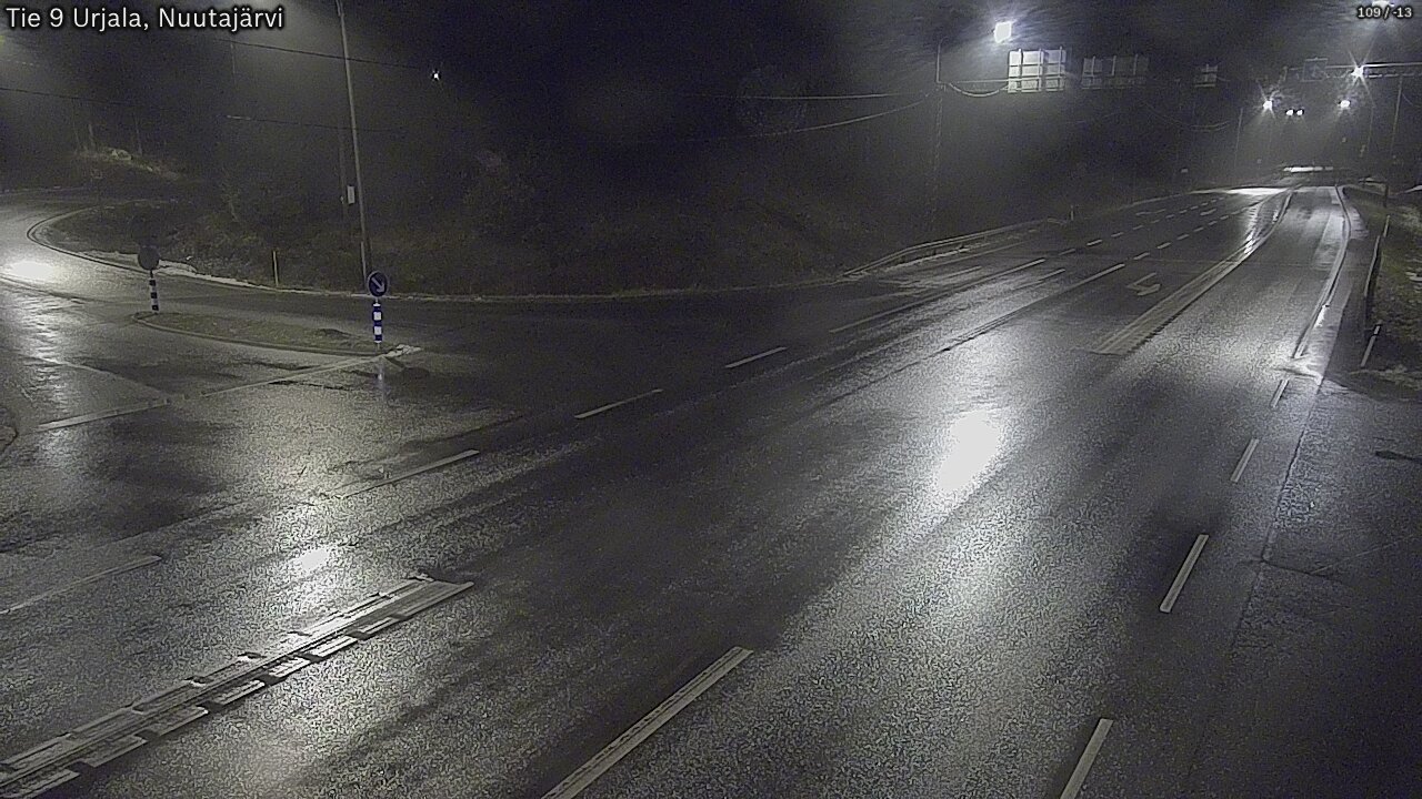 Weather Camera Image Väg 9 Urjala, Notsjö, Urjala, Pirkanmaa