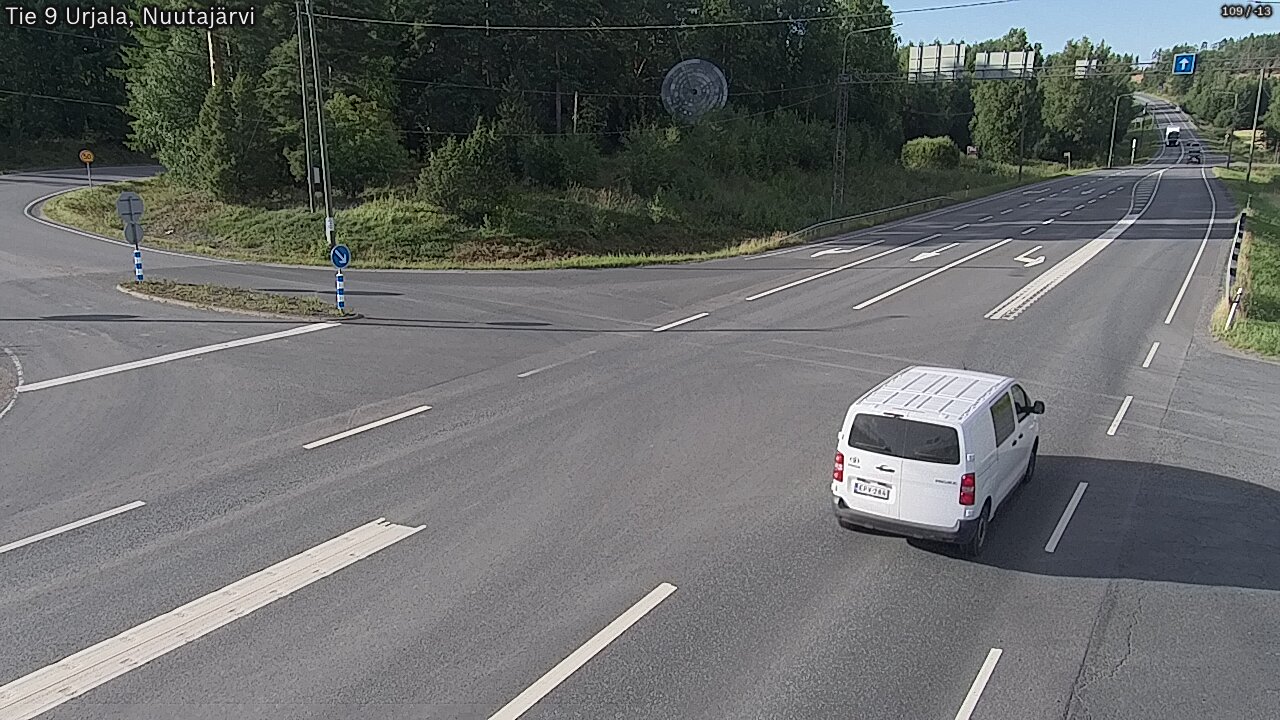 Kelikamerat Kuva Tie 9 Urjala, Nuutajärvi, Urjala, Pirkanmaa