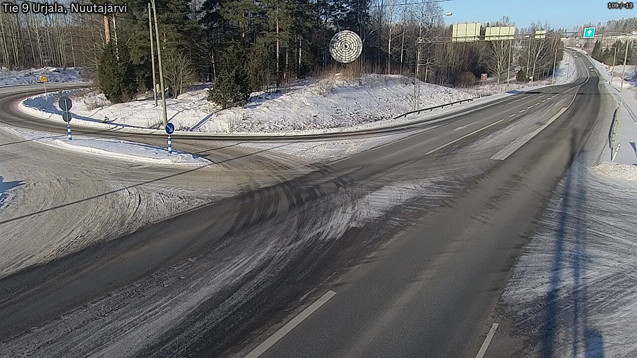 Weather Camera Image Road 9 Urjala, Nuutajärvi, Urjala, Pirkanmaa