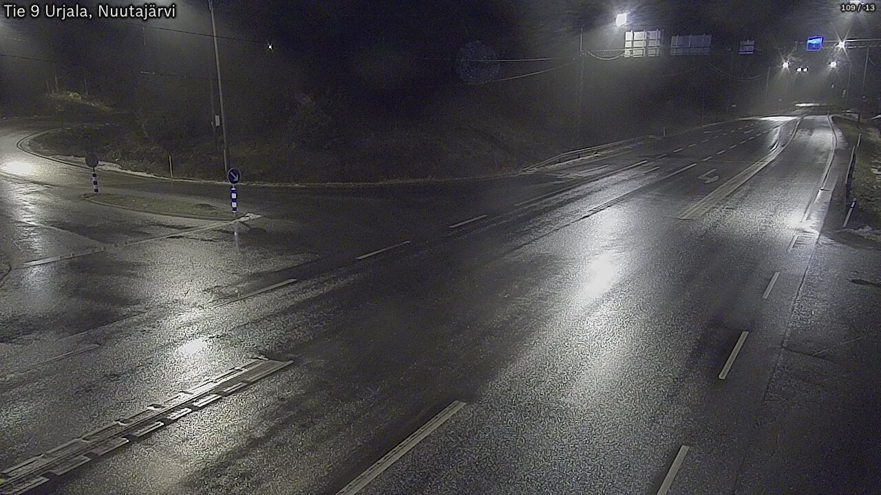 Weather Camera Image Väg 9 Urjala, Notsjö, Urjala, Pirkanmaa