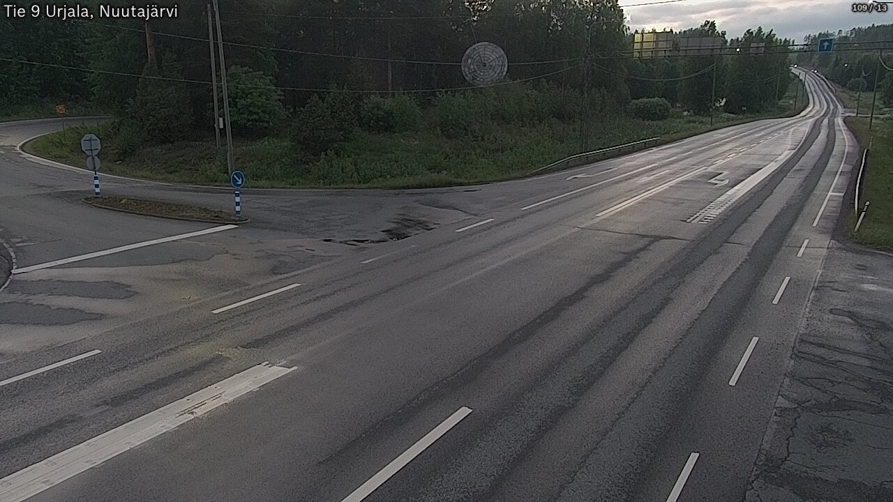 Kelikamerat Kuva Tie 9 Urjala, Nuutajärvi, Urjala, Pirkanmaa