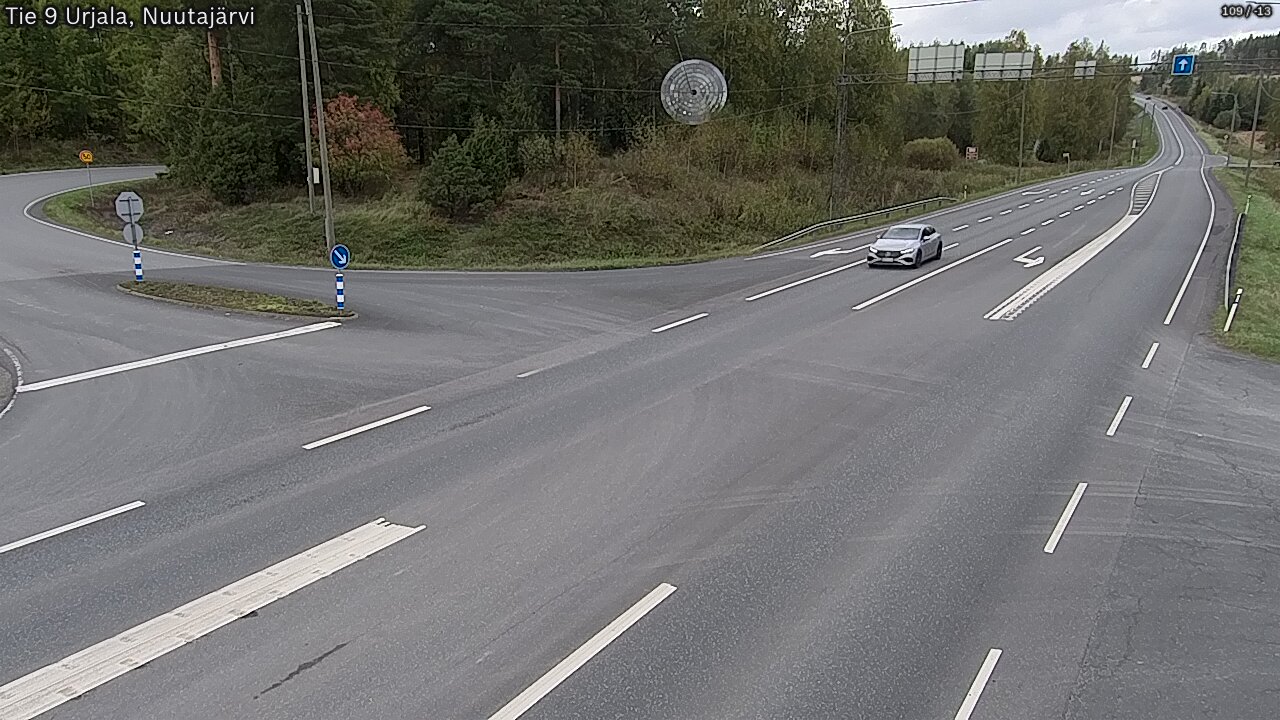 Kelikamerat Kuva Tie 9 Urjala, Nuutajärvi, Urjala, Pirkanmaa