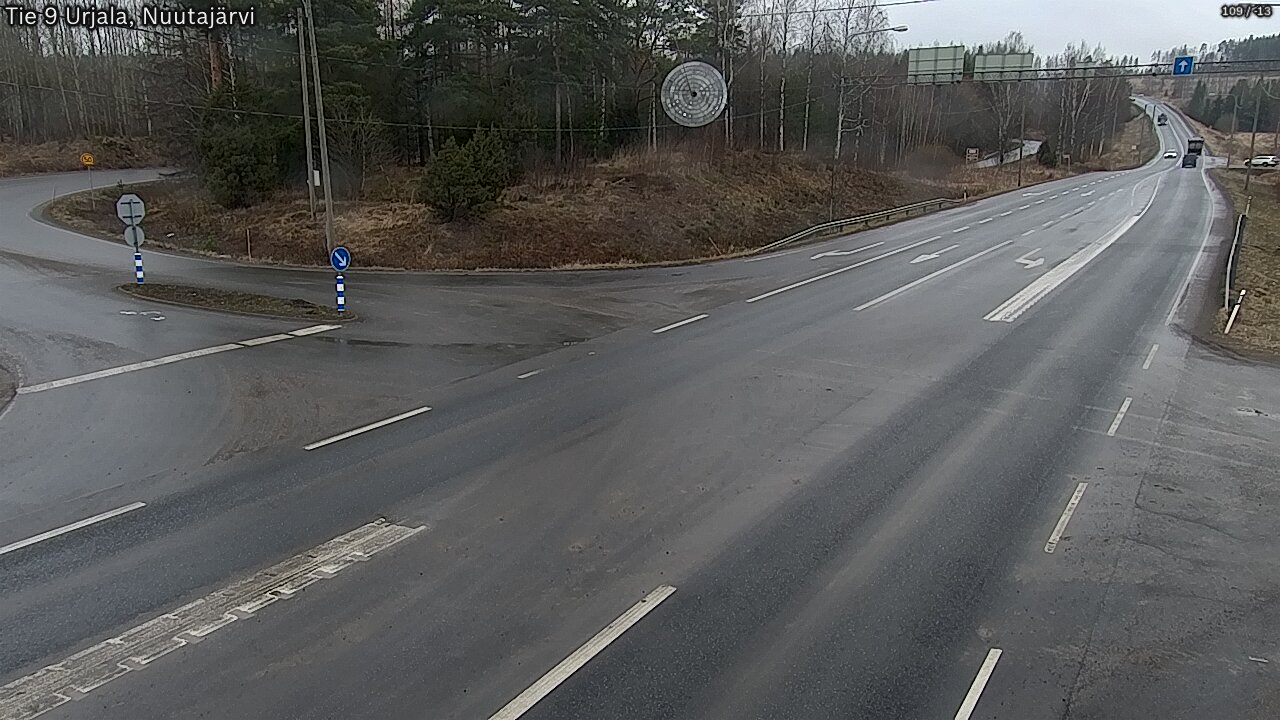 Weather Camera Image Road 9 Urjala, Nuutajärvi, Urjala, Pirkanmaa